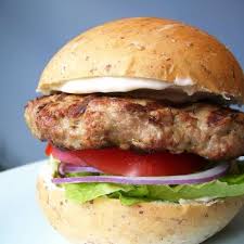 Image credit goes to tasteaholics. Delicious Turkey Burgers Recipe All Recipes Uk Turkey Burger Recipes Homemade Turkey Burgers Bbq Recipes