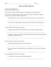 Read the paragraphs on the right and bottom of the gizmo. U1a5 Report Form Gizmo U1a5 Report Form Water Pollution 1 In The Gizmotm Select The Type Pane And Choose Toxic As The Type Of Water Pollution Read The Course Hero