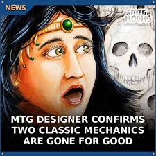 In a recent Blogatog post, Mark Rosewater has pretty much sealed the fates  of two of Magic's oldest mechanics... 💀 Read the full story here:  https://mtgrocks.com/fear-intimidate-mtg/ #MTG #MagicTheGathering  #mtgstandard #mtgarena #wizardsofthecoast