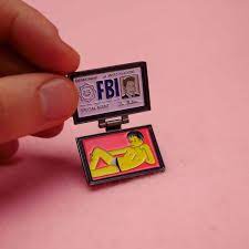 X Files Pins Fbi Fox Mulder Id Card Flip Brooches Enamel Pins Lapel Pins Badges X Files Jewelry Brooches For Geek Enamel Pins Enamel Lapel Pin Pin And Patches