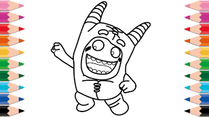 This oddbods coloring pages fuse for individual and noncommercial use only, the copyright belongs. How To Draw Oddbods Pogo For Baby Coloring Pages Drawing Learn Colors Preschool Education For Kids Youtube