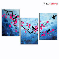 That way, you can have better access to the surface that you will be. Cherry Blossom Tree Branch Canvas Painting Wallmantra