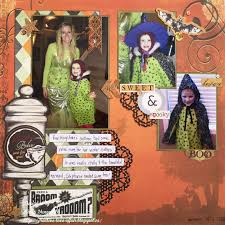 It showcases scrapbook pages, cards and much more. Karla Yungwirth Designs Guest Designer At Creative Scrapbooker Magazine Halloween Scrapbooking