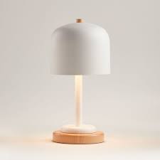 White Modern Dome Touch Table Lamp Reviews Crate And Barrel In 2020 Touch Table Lamps Table Lamp Lamp