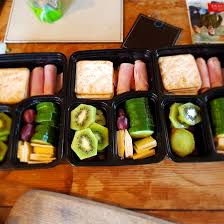 What are some good lunch ideas for work? First Attempt At A Grown Up Snack Pack For Work Lunch Mealprepsunday