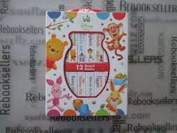 Disney Baby Winnie The Pooh My First Library Board Book Block 12 Book Set First Words