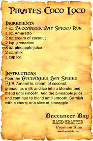 Rum Recipe Of The Day Pirates Coco Loco Https Www Facebook Com Pg Baydrinks Photos Tab Album Album Id 287464655197884 Www Baydrinks Com Buccaneer Bay Ru