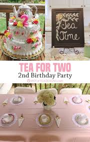 Write the name of the kid on this 2nd birthday cake & wish them in a fabulous way. Tea For Two 2nd Birthday Party Guest Post Spot Of Tea Designs