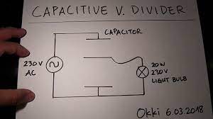 Capacitive voltage transformers (cvts) are used on higher voltage levels, starting from 66 kv and upwards. Capacitive Voltage Divider Youtube