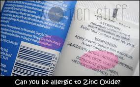 Sunscreens are required by the food and drug administration to remain at their original strengths for at least three years. Could I Be Allergic To Zinc Oxide In Sunscreen My Women Stuff