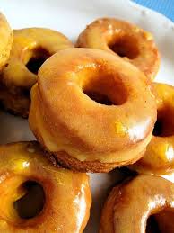 Foodiva S Kitchen Instantly Gratifying Mango Donuts Mango Glaze Recipe Donut Glaze Recipes Yummy Food Dessert