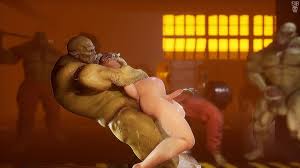 Stomach Bulge Alert! Watch an Orc Dominate a Male from Behind