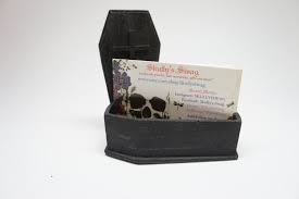 Your business card is a tangible item which you'll be remembered by. Coffin Business Card Holder Coffin Box Casket Card Holder Mortician Gifts Business Card Holders Coffin Casket