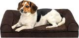 Pet Dog Bed - Orthopedic Faux Fur and Velvet Traditional Sofa-Style Living Room Couch Furhaven