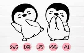 Download Cute Baby Penguin Svg Graphic By Artdee2554 Creative Fabrica