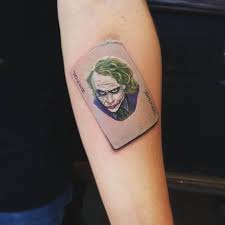 38310a5f5b35 new concept 101 batman joker tattoo designs for men. Heath Ledger Joker Card Tattoo Novocom Top