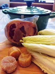 好吃到一滴也不剩 金華火腿干貝雞湯煨娃娃菜 bonjour 米亞瘋美食 痞客邦 soup recipes recipes food