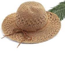 Bow Tie Straw Beach Hat 11 Liked On Polyvore Featuring Accessories Hats Beach Hat Brown Sun Hat Sun Hat Straw Su Straw Hat Beach Beach Hat Brown Hats