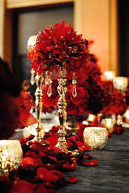 Red Wedding Red And Gold Centerpiece 2070182 Gold Centerpieces Red Wedding Centerpieces