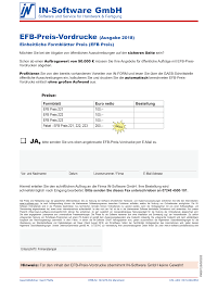 Bitte füllen sie dieses formblatt sorgfältig in druckschrift aus und kreuzen sie zutreffendes an. Https Www In Software Com Files Downloads Formulare Bestellung Efb Pdf