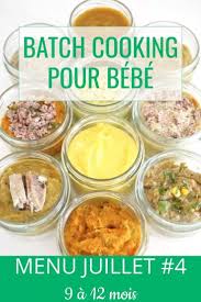 Batch Cooking Juillet 4 9 A 12 Mois Cuisinez Pour Bebe Cuisine Curry D Aubergine Diversification Alimentaire