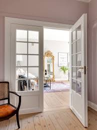 French Doors For Small Office Area Off Dining Room Innenarchitektur Skandinavisches Haus Design