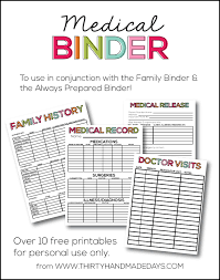 Best of all, it's free. Medical Binder Medical Binder Printables Emergency Binder Medical Binder