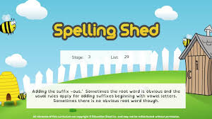 Put another way, those additional letters are what those extra letters do not change the meaning in ways that suffixes do, but they create a flavor—or affectation. Spelling Shed Spelling Game For School And Home