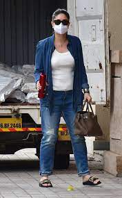 Kareena Kapoor Khan Aces Maternity Style In Denim On Denim While Visiting Amrita Arora Ladak Vogue India