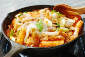 Seafood Cheese Tteokbokki Spicy Rice Cake Recipe Spicy Rice Tteokbokki Recipe Rice Cakes