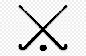 Black hockey stick with tied rope clip art. 2 Field Hockey Sticks Clipart Full Size Clipart 760531 Pinclipart