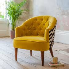 velvet jazz tub chair mustard upholstered chairs tub chair chair