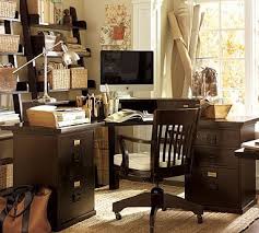 Bedford Corner Desk Set 2 Three Drawer Corner Desk Espresso At Pottery Barn Furniture Desks Home Office Design Home Corner Desk