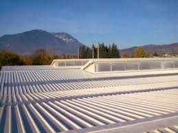 Sandwichplatte Fur Dacher Alutech Dach Alubel Einseitig Metallbeschichtet Pur Kern