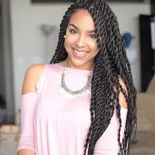 Wash your natural hair with a moisturizing shampoo and follow with a moisturizing conditioner 40 Chic Twist Hairstyles For Natural Hair Twist Braid Hairstyles Twist Hairstyles Senegalese Twist Hairstyles
