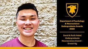 I am extremely grateful to have been awarded the 2022 David & Ruth Hubel  Undergraduate Neuroscience Award by the Dalhousie University Department of  Psychology & Neuroscience. An award made possible…