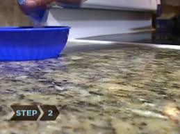 how to clean a granite countertop youtube
