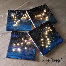 Sternzeichenbilder Malen Und Basteln Mit Diy Anleitung Und Video Auf Dem Kreativblog Krigelkragel Die Bilder Lassen Sich Mit Leds Beleuchten Und Sind Nicht Nur Geschenke Basteln Basteln Anleitung Basteln