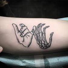 Pinky promise to be friends forever and ever with our pinky promise tattoo! 40 Skeleton Tattoos Ideas Tattoos Skeleton Tattoos Tattoos And Piercings