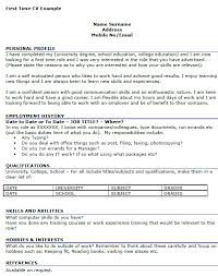 An updated modern resume is the key to a successful job search. Good First Job Yerat