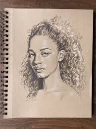 This is a hair study I completed last year as part of my portraiture  learning. Graphite pencil