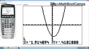 x and y intercepts on the calculator ti83 ti84