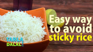 Maybe you would like to learn more about one of these? Easy Ways To Avoid Sticky Rice By Tarla Dalal Youtube