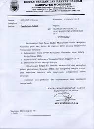 Sekretariat Dprd Kabupaten Wonosobo Setwan Kabupaten Wonosobo