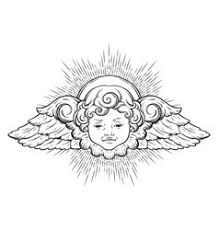 Online coloring pages for kids and parents. Angel Cherub Vector Images Over 2 900