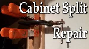 Door hinge repair is a common task for homeowners. Fix A Split Cabinet Screw Hole Hinge Mount Repair Youtube