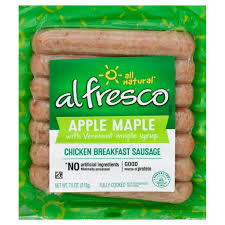 While fresh is always best, it's also more than okay to pair jarred applesauce with sausage. Save On Al Fresco Breakfast Chicken Sausage Links Apple Maple 7 Ct All Natural Order Online Delivery Stop Shop