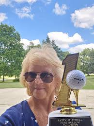Trophy Patty got for her hole in one a couple weeks ago. 😄 Way to go  Patty!