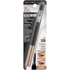 Maybelline Tattoostudio Brown Tint Pen 355 Soft Brown 0 037 Fl Oz Maybelline Tattoo Brow Tinting Brow Pen