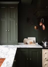 A Plain English Kitchen In 2020 Dark Green Kitchen Kitchen Wall Colors Green Kitchen Cabinets